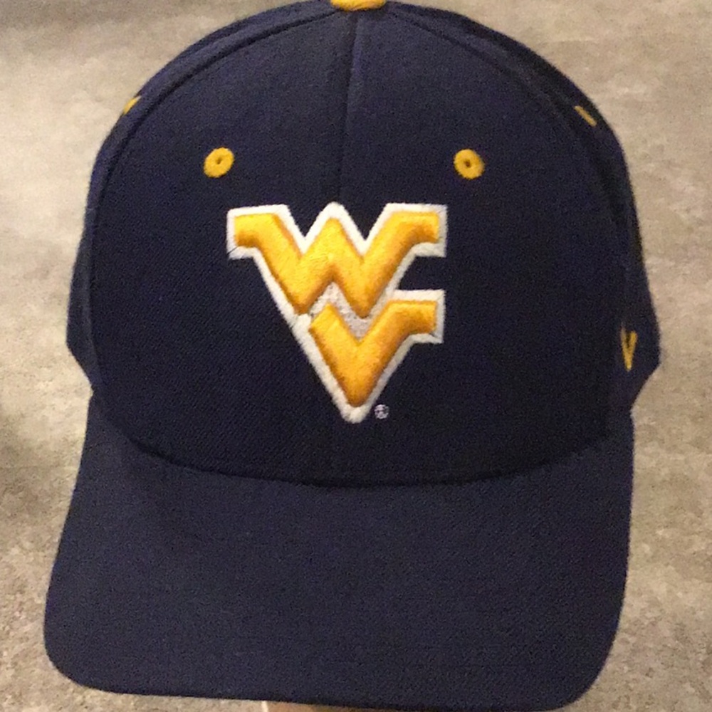West Virginia university fitted baseball cap hat
